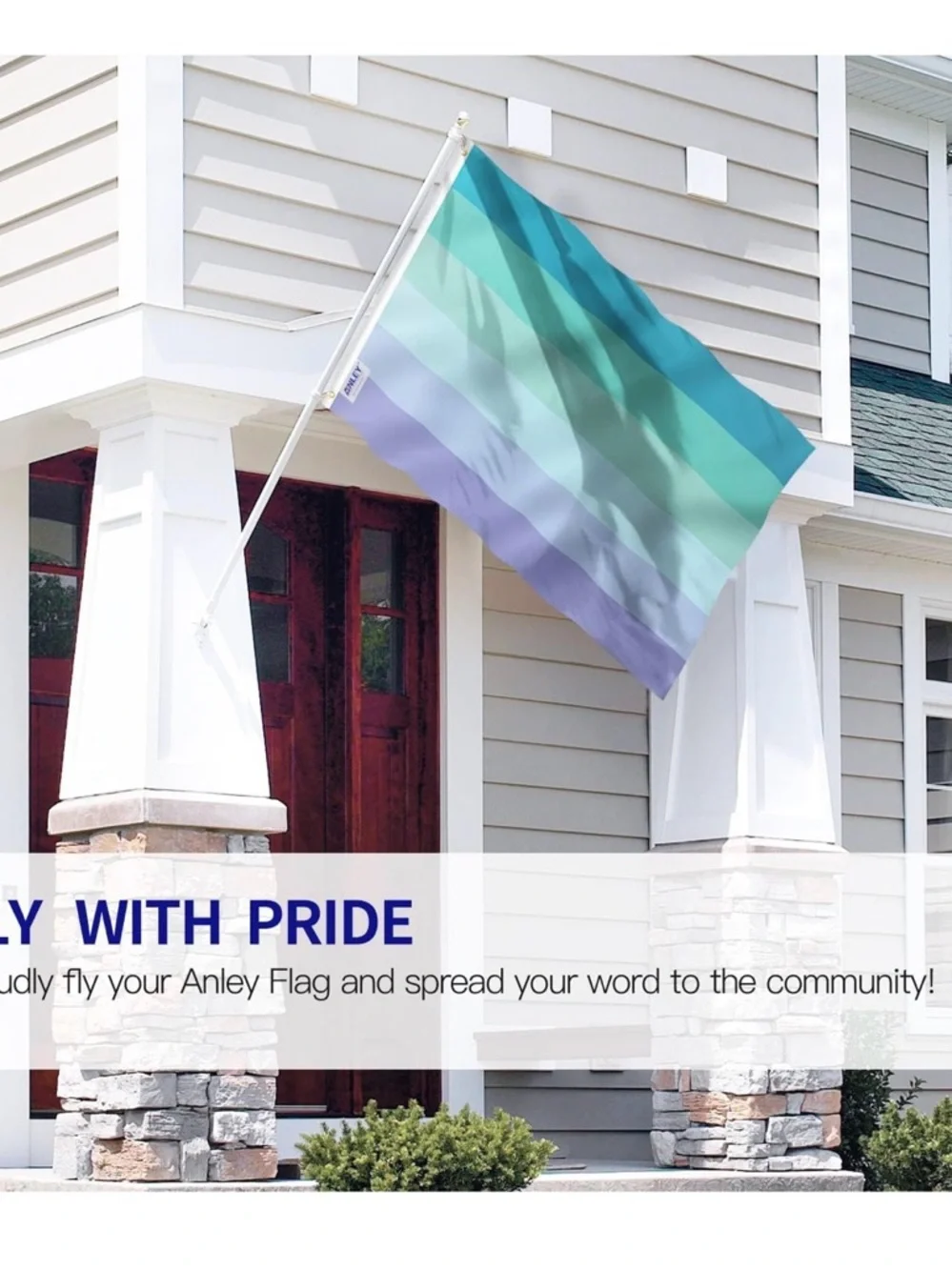 3x5 FT Nomascsexual Pride Flag Double Sided Printed LGBTQIA Pride